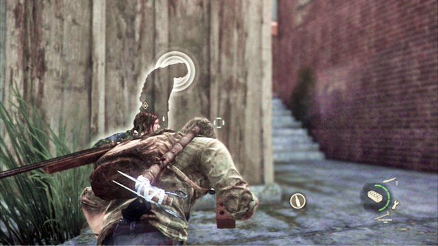 There is an enemy hiding inside - The Last of Us: The Woods, Bills Town Walkthrough - Bills Town - The Last of Us Guide