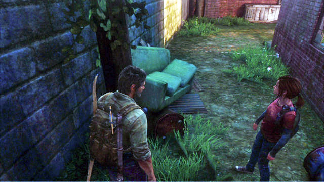 A few steps further, you should notice another trap lying on the ground - The Last of Us: The Woods, Bills Town Walkthrough - Bills Town - The Last of Us Guide