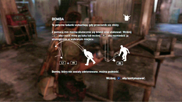 You will also receive a shotgun, and a bomb from Bill - The Last of Us: Safehouse, Bills Town Walkthrough - Bills Town - The Last of Us Guide