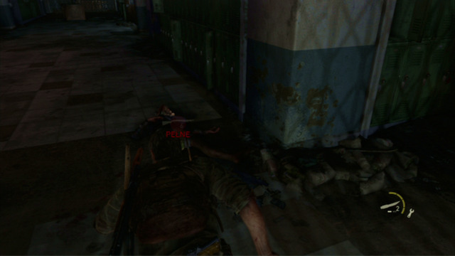 There is a runner walking around the desk, which you need to kill - The Last of Us: High School Escape, Bills Town Walkthrough, map - Bills Town - The Last of Us Guide