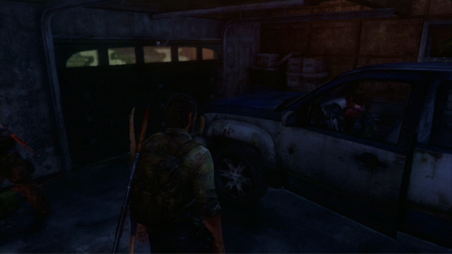 This way, you will reach the garage with a working car in it - The Last of Us: High School Escape, Bills Town Walkthrough, map - Bills Town - The Last of Us Guide