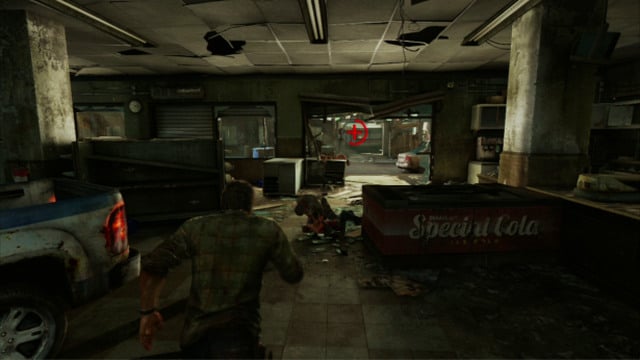 Then, you need to help Ellie who is also fighting a bandit - The Last of Us: Alone and Forsaken, Pittsburgh Walkthrough, map - Pittsburgh - The Last of Us Guide