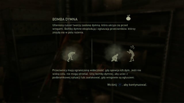 Inside, you will find tools to craft better equipment with, and a smoke bomb that limits the enemys visibility and allows for approaching them without being seen - The Last of Us: Alone and Forsaken, Pittsburgh Walkthrough, map - Pittsburgh - The Last of Us Guide
