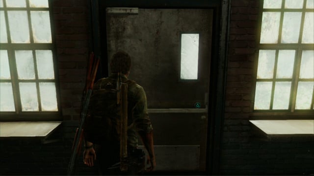 Climb the stairs to get to the first floor, and jump down to the street level - The Last of Us: Alone and Forsaken, Pittsburgh Walkthrough, map - Pittsburgh - The Last of Us Guide