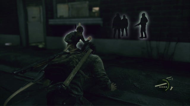 There, you should overhear men talking inside the building - The Last of Us: Alone and Forsaken, Pittsburgh Walkthrough, map - Pittsburgh - The Last of Us Guide