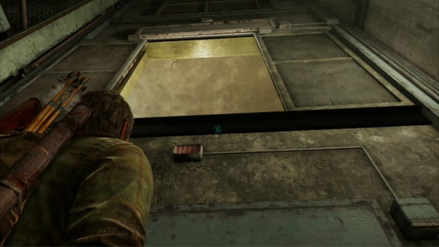 After you enter, squeeze through the slit to the right and help Ellie up to the exit - The Last of Us: Hotel Lobby, Pittsburgh Walkthrough, map - Pittsburgh - The Last of Us Guide