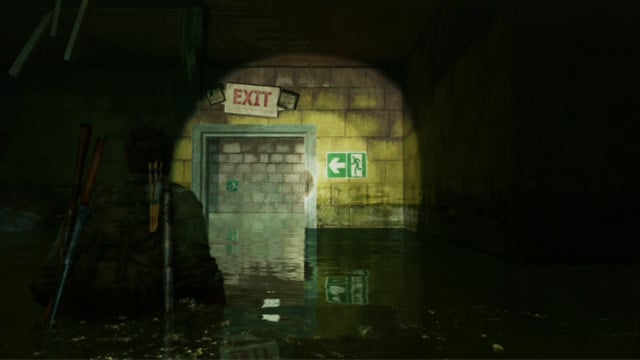 Go straight to the exit to reach a staircase - The Last of Us: Hotel Lobby, Pittsburgh Walkthrough, map - Pittsburgh - The Last of Us Guide