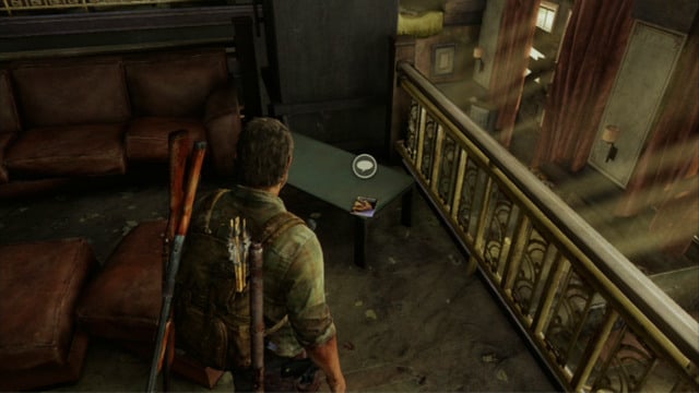This way you will reach a bar where there are a few useful items - The Last of Us: Hotel Lobby, Pittsburgh Walkthrough, map - Pittsburgh - The Last of Us Guide