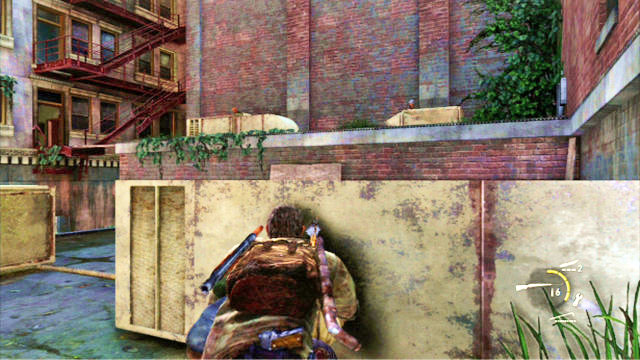 A few steps further, you will bump into two more bandits - The Last of Us: Escape the City, Pittsburgh Walkthrough - Pittsburgh - The Last of Us Guide