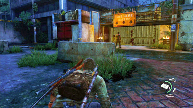 A moment later, a group of enemies will start to jump down - The Last of Us: Escape the City, Pittsburgh Walkthrough - Pittsburgh - The Last of Us Guide