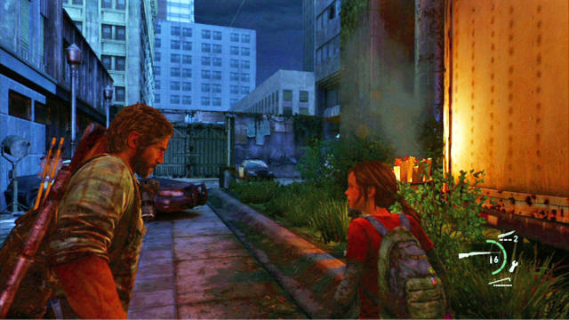 Unfortunately, as soon as the car of the bandits appears, Henry and his brother will take it to the hells - The Last of Us: Escape the City, Pittsburgh Walkthrough - Pittsburgh - The Last of Us Guide