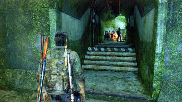 Once you clear the area, return and take the tunnel to the left - The Last of Us: Sewers, The Suburbs Walkthrough - The Suburbs - The Last of Us Guide