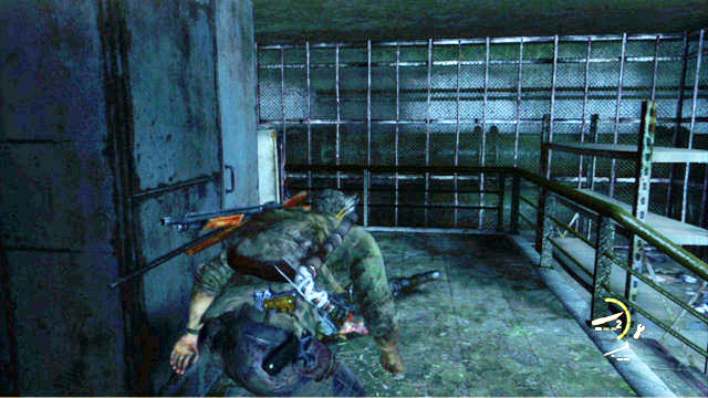 When the room is empty, you will have the chance to take out the other enemy, or leave - The Last of Us: Sewers, The Suburbs Walkthrough - The Suburbs - The Last of Us Guide