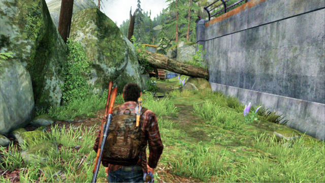 Once you are at the other side, climb the stairs and keep to the right side of the path - The Last of Us: Hydroelectric Dam, Tommys Dam Walkthrough - Tommys Dam - The Last of Us Guide