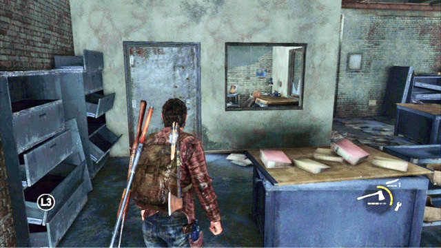 Another group of bandits is waiting in the room a bit ahead - The Last of Us: Hydroelectric Dam, Tommys Dam Walkthrough - Tommys Dam - The Last of Us Guide