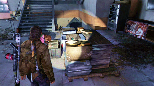 As you follow the cables, you will eventually reach a desk with a slip of paper on it - The Last of Us: Science Building, The University Walkthrough - The University - The Last of Us Guide