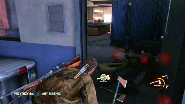 Unfortunately, on your way out, you will be constantly nagged at by bandits - The Last of Us: Science Building, The University Walkthrough - The University - The Last of Us Guide