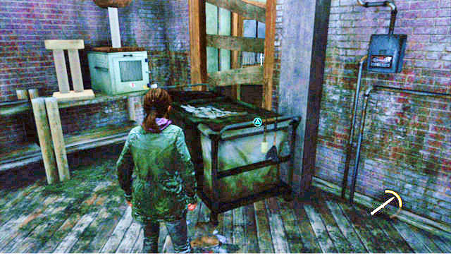 This way, you will reach a door with a blocked passage behind it - The Last of Us: Cabin Resort, Lakeside Resort Walkthrough - Lakeside Resort - The Last of Us Guide