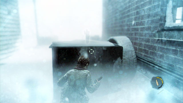 Next to the alley exit, there is a bandit waiting for you - The Last of Us: Cabin Resort, Lakeside Resort Walkthrough - Lakeside Resort - The Last of Us Guide