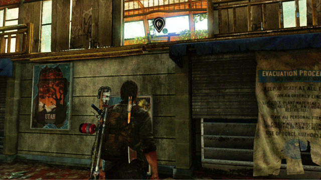 Walk inside and run down the stairs - The Last of Us: Highway Exit, Bus Depot Walkthrough - Bus Depot - The Last of Us Guide