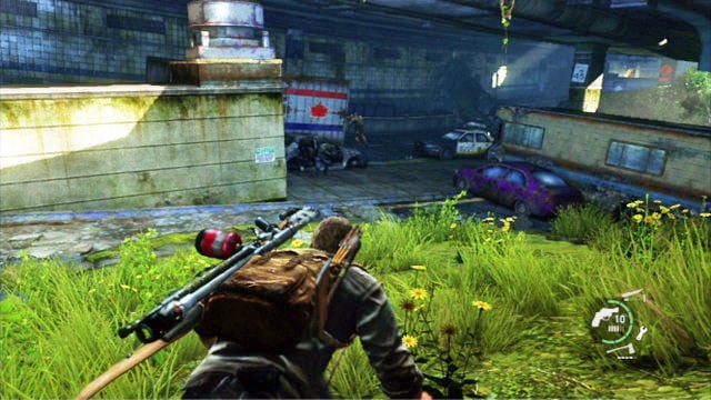 If you move about silently here, you will manage to avoid the majority of the enemies here - The Last of Us: Underground Tunnel, Bus Depot Walkthrough, map - Bus Depot - The Last of Us Guide