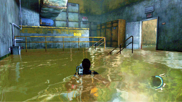 As you run ahead, you will reach a flooded part of the metro - The Last of Us: Underground Tunnel, Bus Depot Walkthrough, map - Bus Depot - The Last of Us Guide