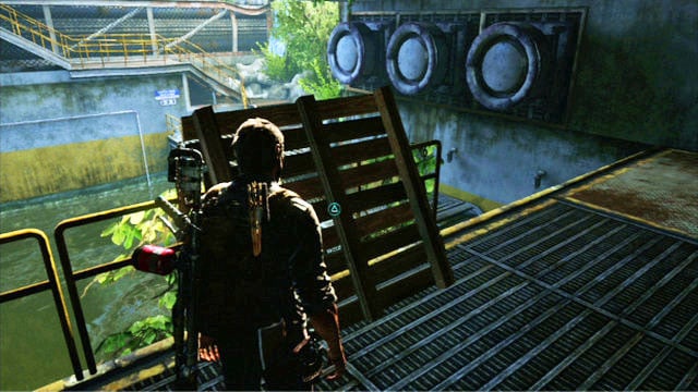 You will find a wooden palette there to transport Ellie with across the water - The Last of Us: Underground Tunnel, Bus Depot Walkthrough, map - Bus Depot - The Last of Us Guide