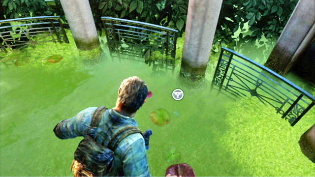 Inside the structure, there is another pendant under the water - The Last of Us: The Outskirts, Artifacts and pendants - Artifacts and pendants - The Last of Us Guide