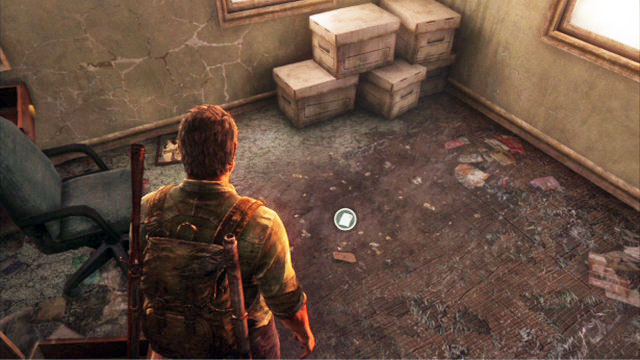 On the first floor in the corner of one of the rooms, there is the artifact - The Last of Us: Bills Town, Artifacts and pendants - Artifacts and pendants - The Last of Us Guide