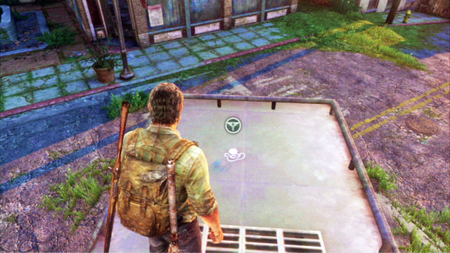 Mount camper over the car wreck and pick up another pendant - The Last of Us: Bills Town, Artifacts and pendants - Artifacts and pendants - The Last of Us Guide