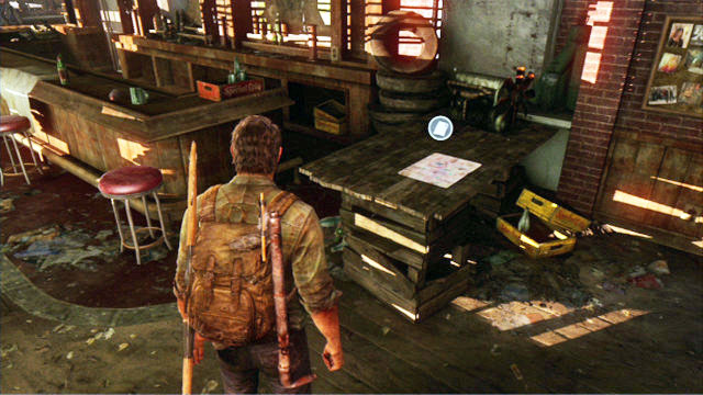 Right after you get into Bills hideout, turn right - The Last of Us: Bills Town, Artifacts and pendants - Artifacts and pendants - The Last of Us Guide