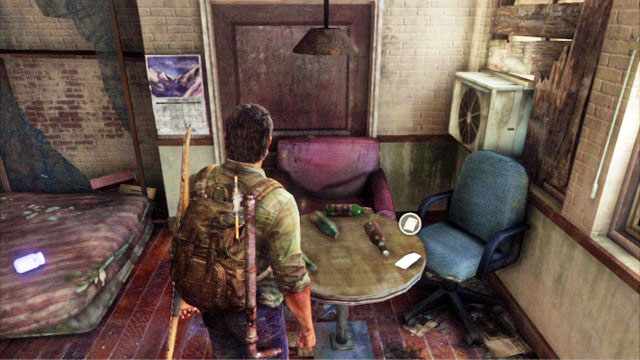 The note is on the kitchen table - The Last of Us: Bills Town, Artifacts and pendants - Artifacts and pendants - The Last of Us Guide