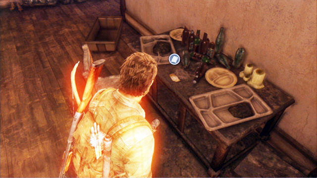 To the right of the windows, there is your companions office, where another note is - The Last of Us: Bills Town, Artifacts and pendants - Artifacts and pendants - The Last of Us Guide
