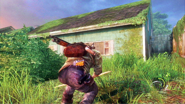 After you leave the graveyard, the church graveyard, turn right and go to the green house on the hill - The Last of Us: Bills Town, Artifacts and pendants - Artifacts and pendants - The Last of Us Guide