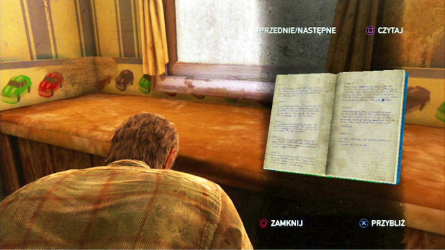 The Diary is on the desk inside the room - The Last of Us: Bills Town, Artifacts and pendants - Artifacts and pendants - The Last of Us Guide
