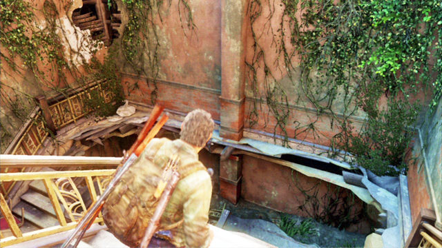 This way you will reach a broken staircase - The Last of Us: Hotel Lobby (Pittsburgh), Artifacts and pendants - Artifacts and pendants - The Last of Us Guide