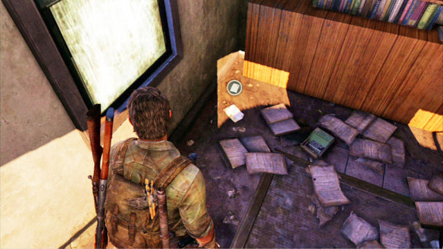 The note is in its right-hand corner - The Last of Us: Financial District, Escape the City, Artifacts and pendants - Artifacts and pendants - The Last of Us Guide