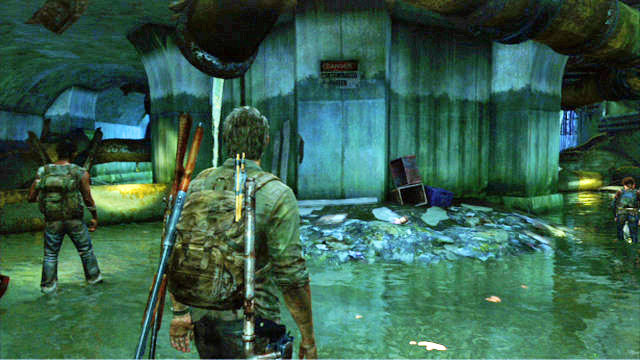 When you reach the fork in the sewers, take the path to the right - The Last of Us: The Suburbs - Sewer, Artifacts and pendants - Artifacts and pendants - The Last of Us Guide
