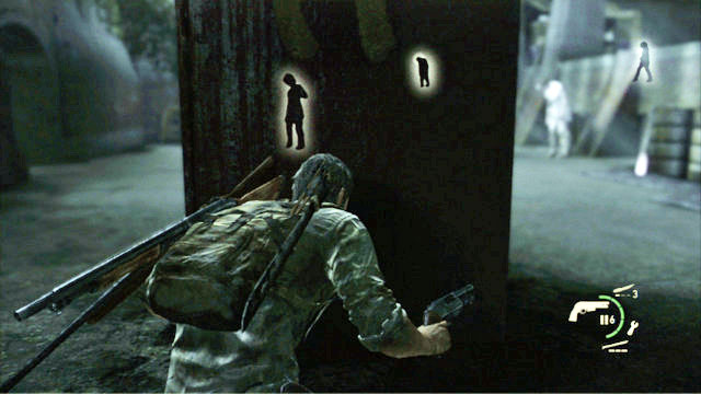 After you and Ellie are parted, you will have to squeeze past many zombies - The Last of Us: The Suburbs - Sewer, Artifacts and pendants - Artifacts and pendants - The Last of Us Guide