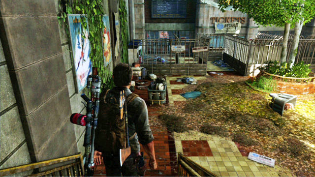 Once you reach the bus depot, turn left right behind the entrance - The Last of Us: Bus Depot, Artifacts and pendants - Artifacts and pendants - The Last of Us Guide