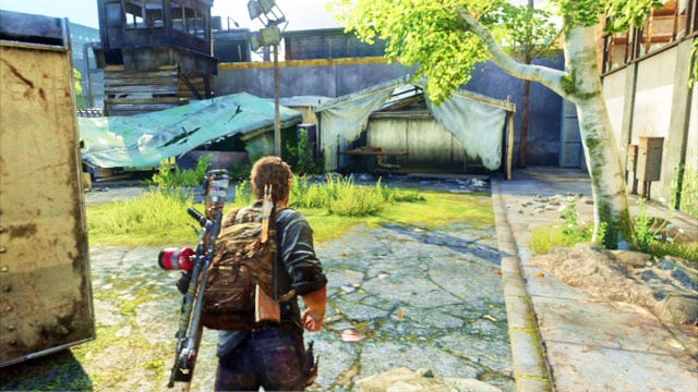 Once you reach the platform, turn right and keep going ahead, until you reach a white tent - The Last of Us: Bus Depot, Artifacts and pendants - Artifacts and pendants - The Last of Us Guide