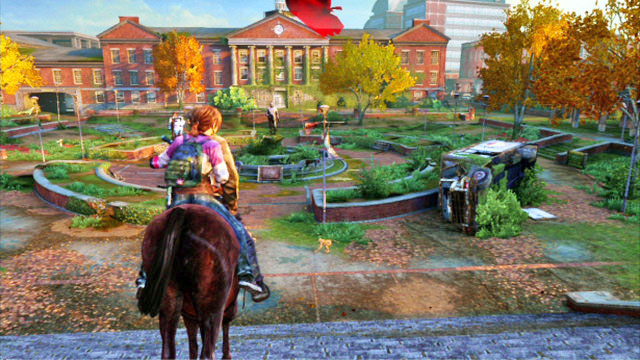 Once you reach a big square with a fountain in the middle, turn right - The Last of Us: The University, Training manuals, tools - Training manuals and tools - The Last of Us Guide