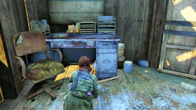 Right after entering, turn left and you will find a desk in a small area - The Last of Us: Lakeside Resort, Comic Books - Comic Books - The Last of Us Guide