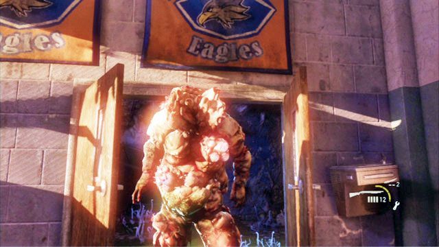 A bloater appears for the first time during High School Escape stage - The Last of Us: Bloater - how to kill it? - FAQ - The Last of Us Guide