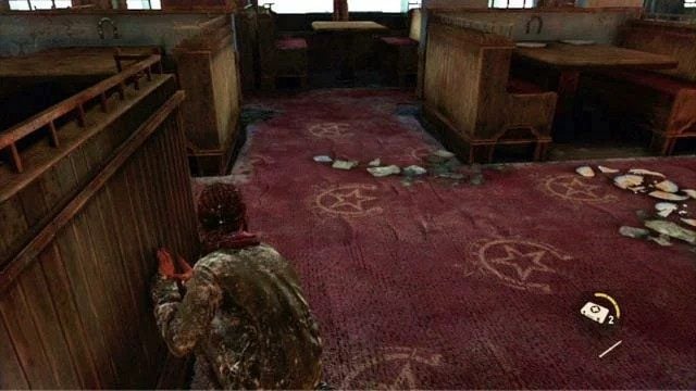Getting close to the enemy is not a difficult task, although you need to watch out for broken utensils scattered on the floor - The Last of Us: David - how to defeat him? - FAQ - The Last of Us Guide