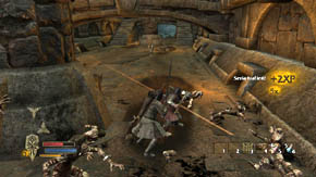 The first difficult fight awaits you here - Main Gate - p. 1 - Chapter 1 - The Lord of the Rings: War in the North - Game Guide and Walkthrough