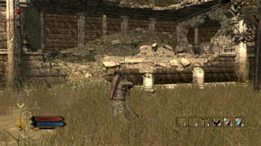 Run around the whole courtyard destroying all you can - Outer Wards - Chapter 1 - The Lord of the Rings: War in the North - Game Guide and Walkthrough