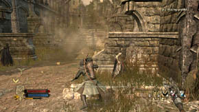 Follow the Elves, destroy a crate on the left, and then walk up a short path on the right - Inner Wards - p. 1 - Chapter 1 - The Lord of the Rings: War in the North - Game Guide and Walkthrough