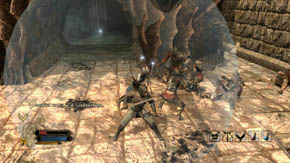 After you've finished him off, take care of the warriors - Inner Wards - p. 2 - Chapter 1 - The Lord of the Rings: War in the North - Game Guide and Walkthrough