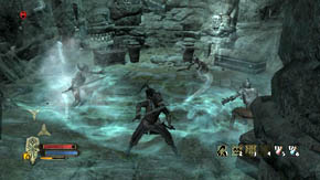 That's why, after destroying the urns in this hall return to the previous one and defeat another group of zombies and spirits-warriors - The Barrow-downs - p. 1 - Chapter 2 - The Lord of the Rings: War in the North - Game Guide and Walkthrough